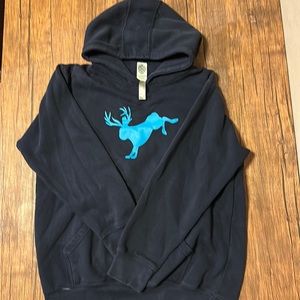 Stio Navy Kids Bucking Jackalope Hoodie. Y-L
